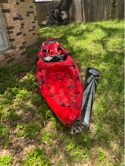 Tarpon 120 kayak with rudder pedal drive system