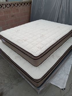 Queen Size Mattress Pillow Top New  bedframe sold separately