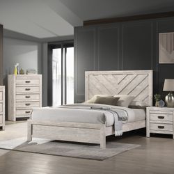 5-Pc Queen Size Bedroom Set. $53 Down Payment