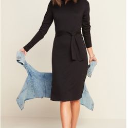 Brand-New with tags.  Jersey-Knit Tie-Waist Midi dress. 