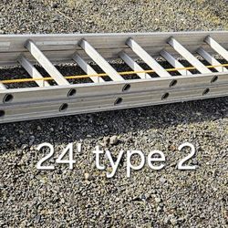 24'  Columbia aluminum ladder-type 2