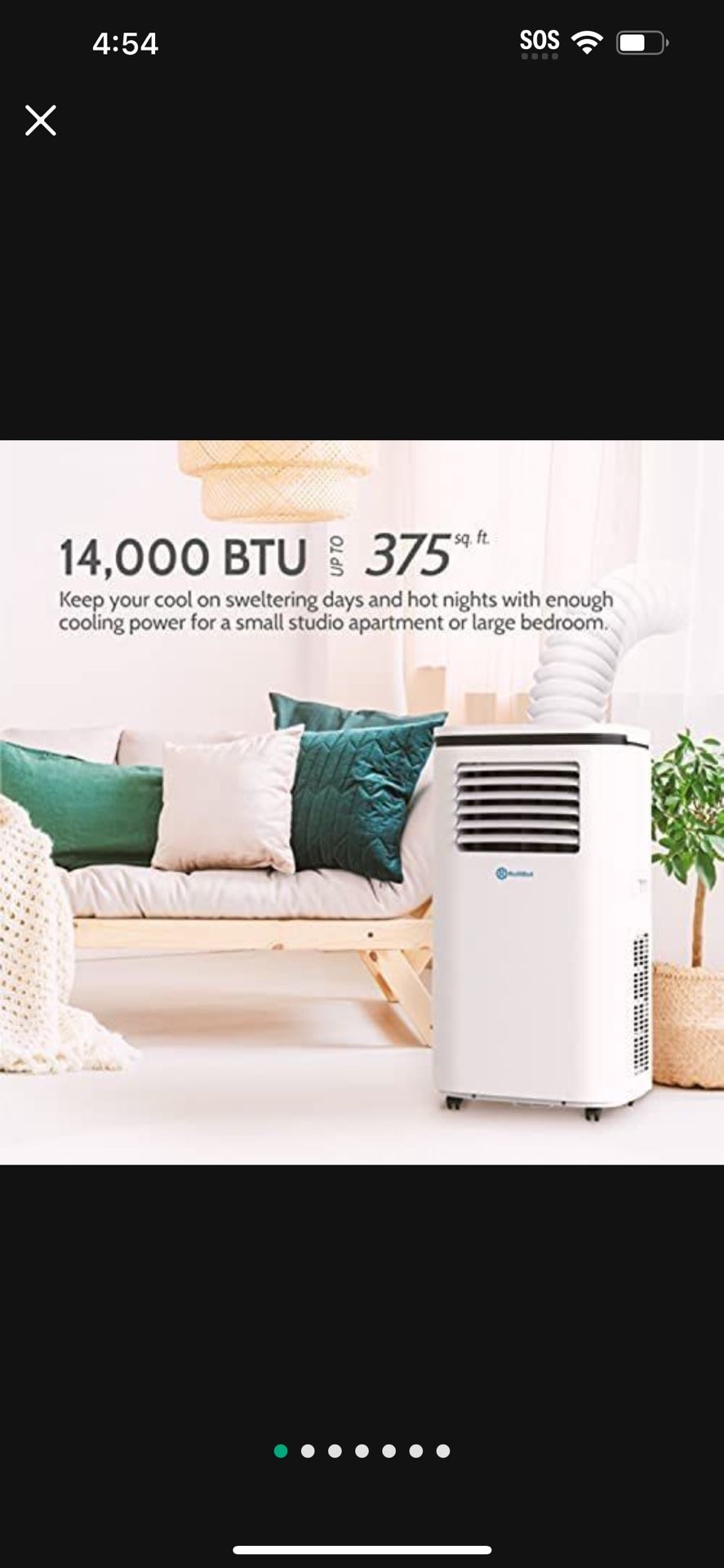 Rollibot ROLLICOOL - Portable Air Conditioner with App and Alexa Voice Control | Portable Air Conditioner and Dehumidifier with Wi-Fi | quiet operatio