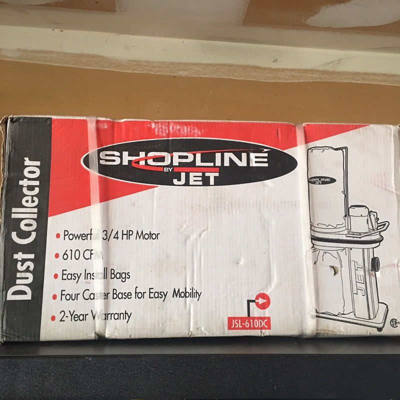 Shopline Jet JSL-610DC Dust Collector Vacuum -Unopened
