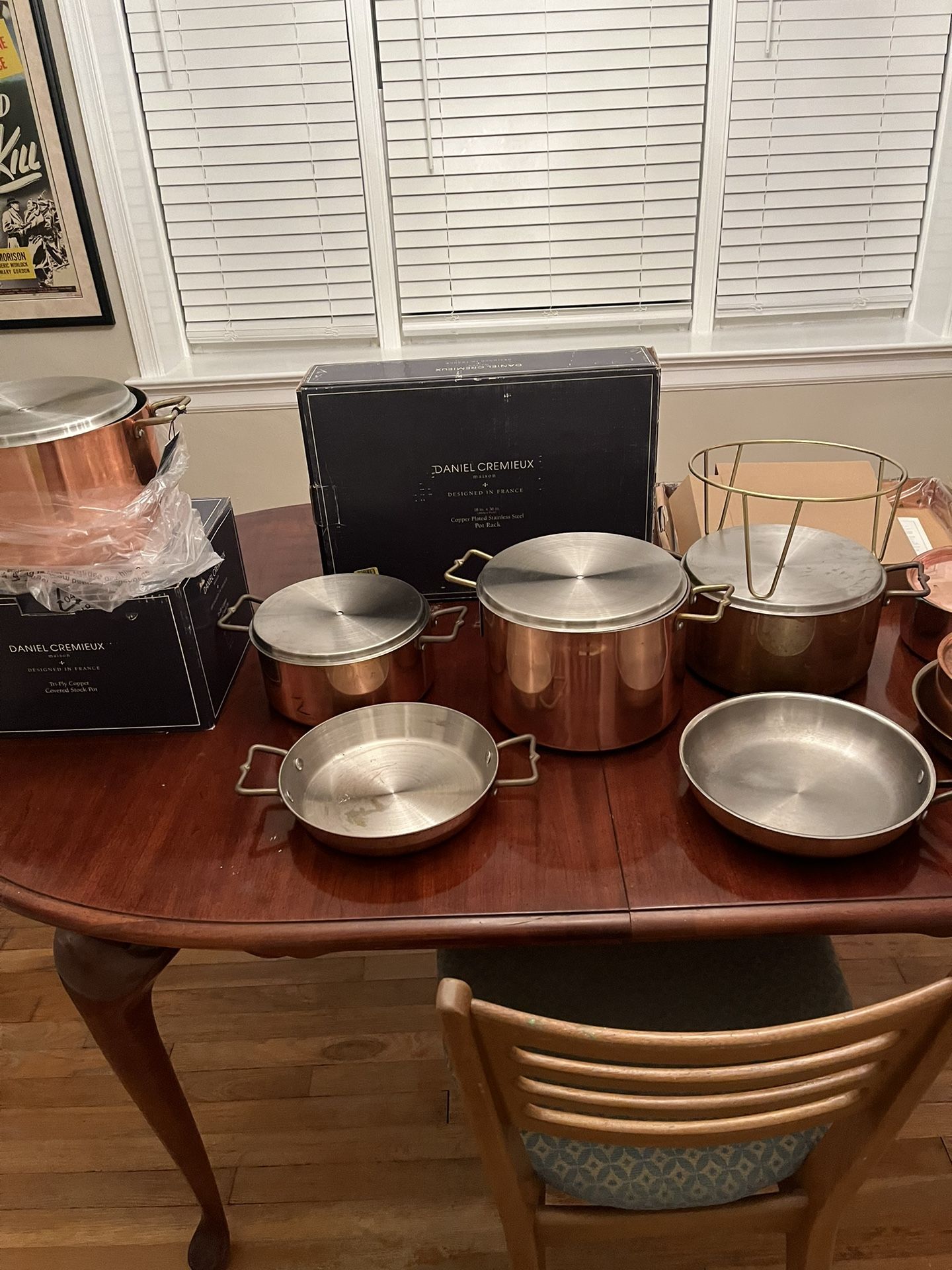 Daniel Cremieux Cookware Copper Set