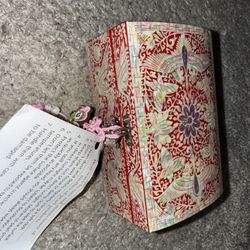 February Mountain Korean mother-of-pearl wooden handmade keepsake box 