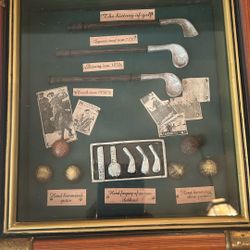Golfers Shadow Box