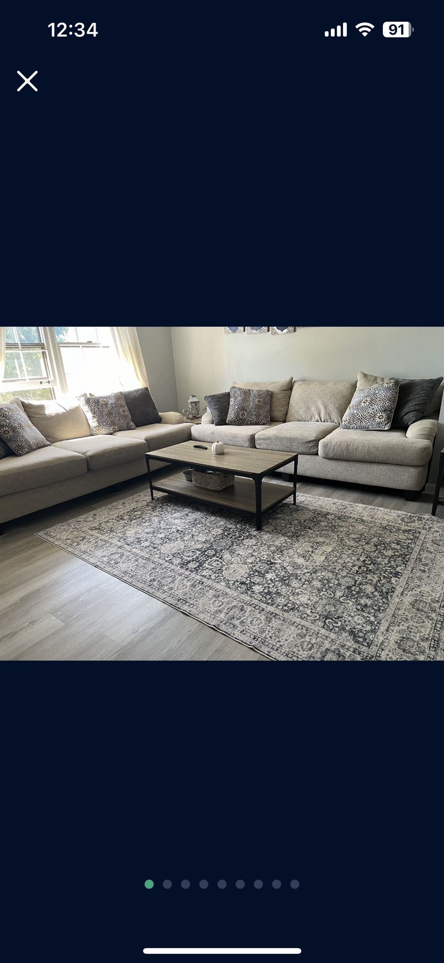 Twin Couch Set