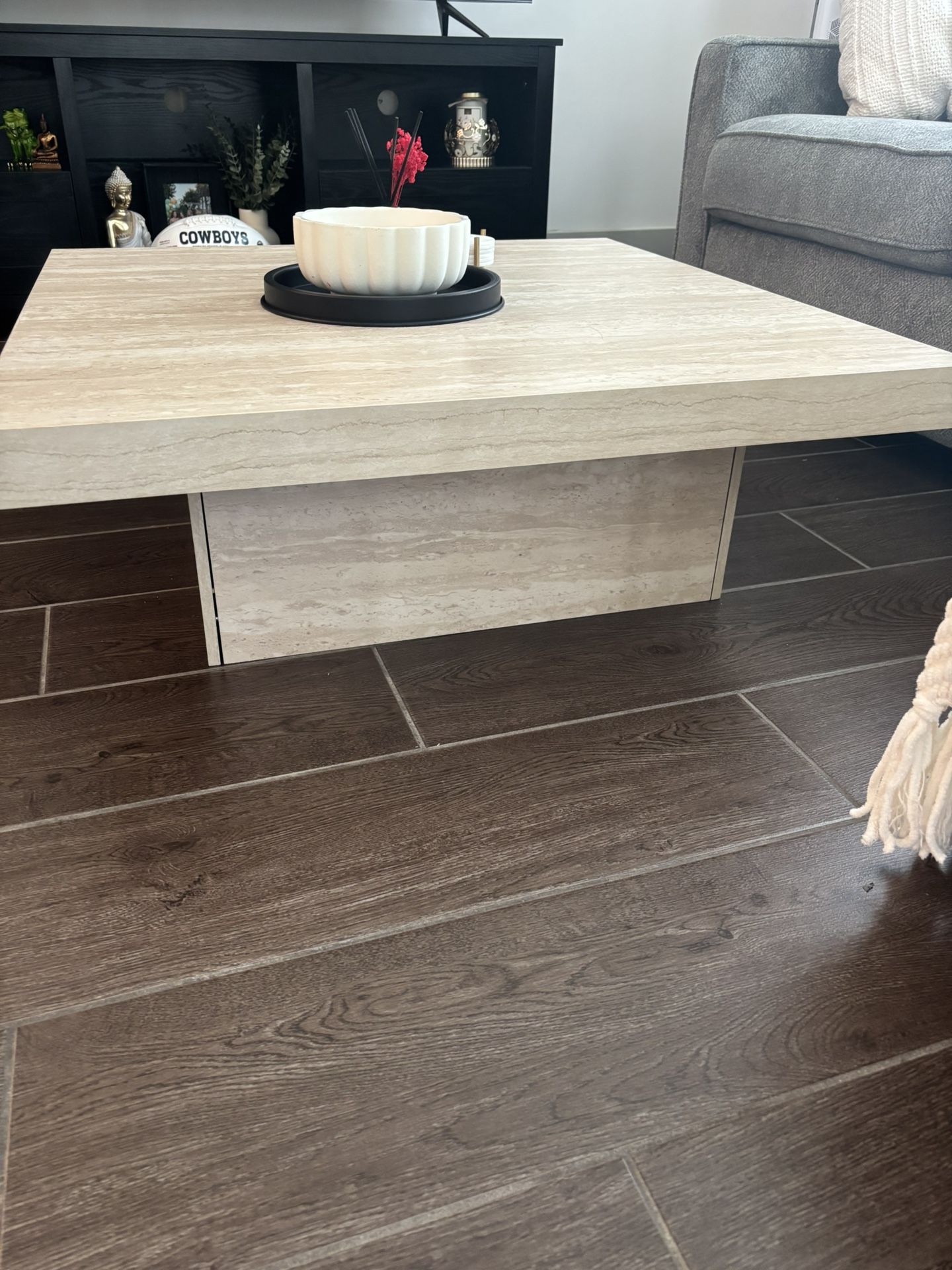 Travertine Caomhan Block Coffee Table