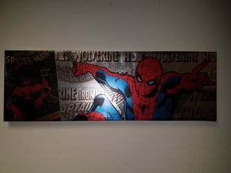 Spider man wall art