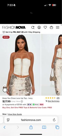 Ivory corset