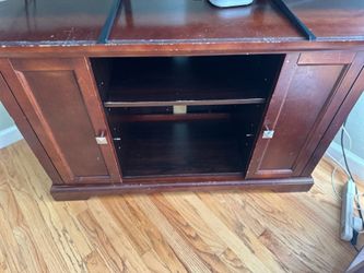 Wooden TV stand