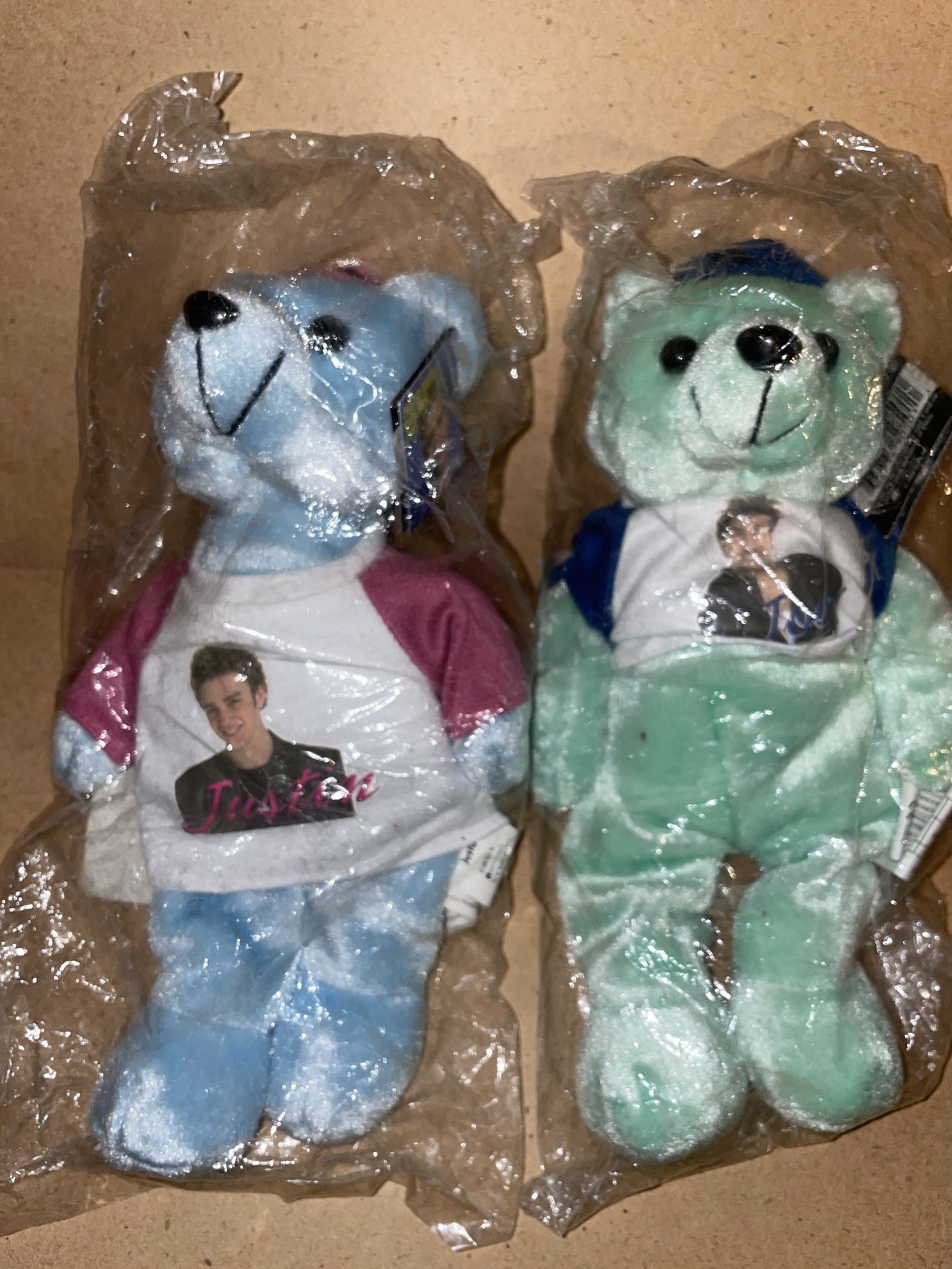 new Vintage NSYNC Limited Edition Rare Bear Cubs Beanies Justin Timberlake Joey