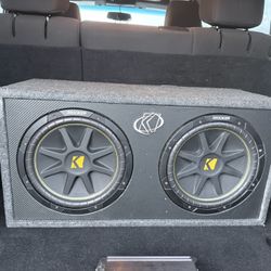 2 12 Kick Comp C Subwoofer And Amp 
