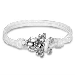 New Octopus Bracelet Adjustable White