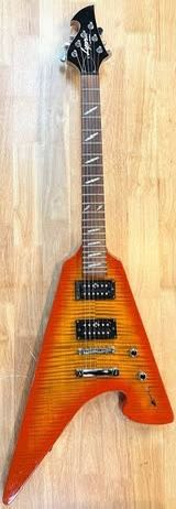 Washburn Lyon LPT80SB Flying V Jackknife Limited Edition Electric Guitar