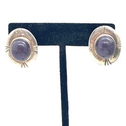 Sterling Desert Rose Trading Co. Amethyst Earrings 