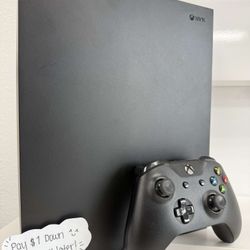 Microsoft Xbox One X 1TB Console- Payments Available - Pay $1 Down To take It home