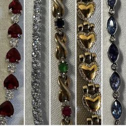 Gorgeous Dressy Bracelets $15 Ea. 