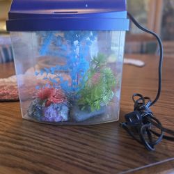 Small Fish Tank W/ LIGHT