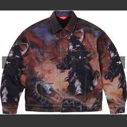 Supreme Frank Frazetta Trucker Jacket Size Small 