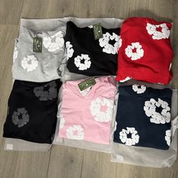 denim tear hoodies all colors 