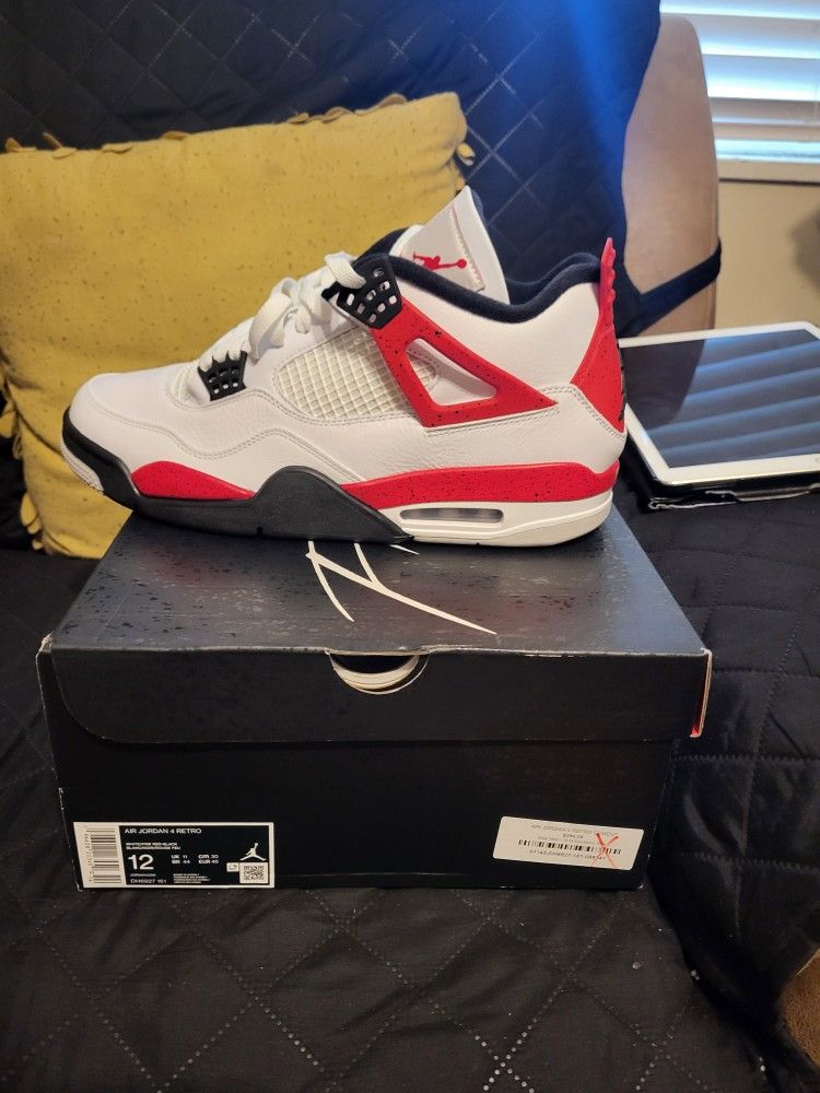 Jordan Red Cement 4 Sz 12