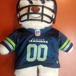 Seattle Seahawks Build A Bear Like New 