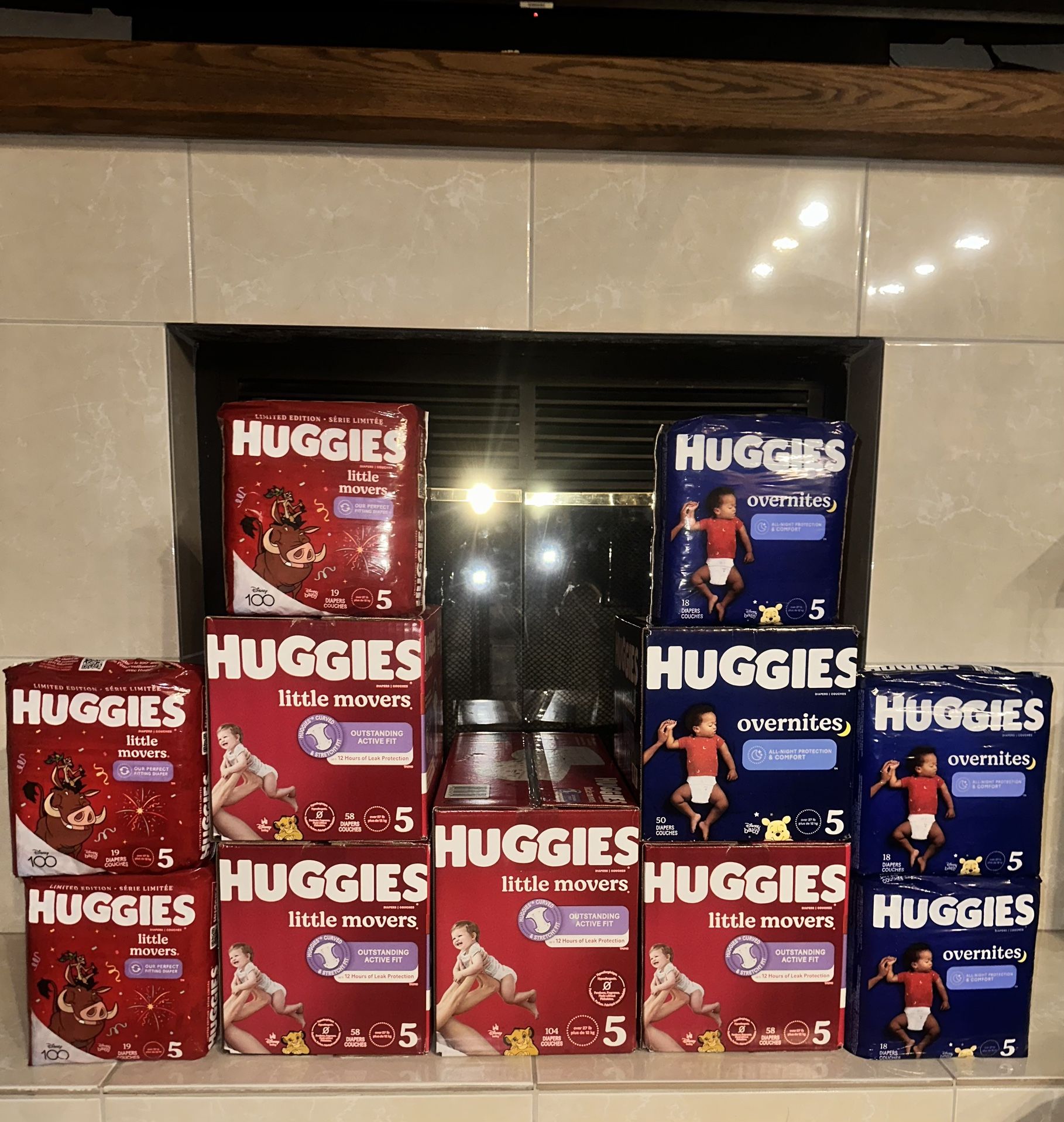 huggies size 5 bundle $175 (south sac)