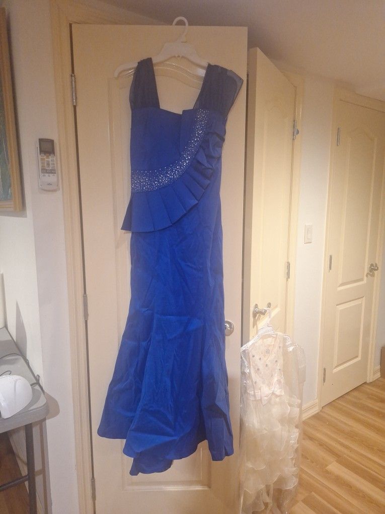 Electric Blue Gown