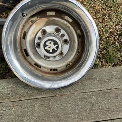  5 Of 15x8 Old School Chevy Rally’s  6 Lug