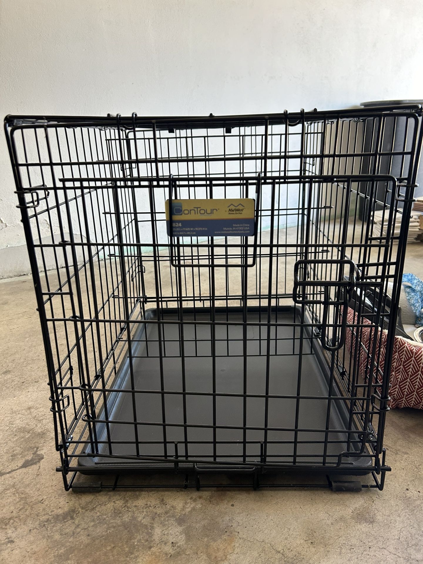 Dog Crate and Supplies
