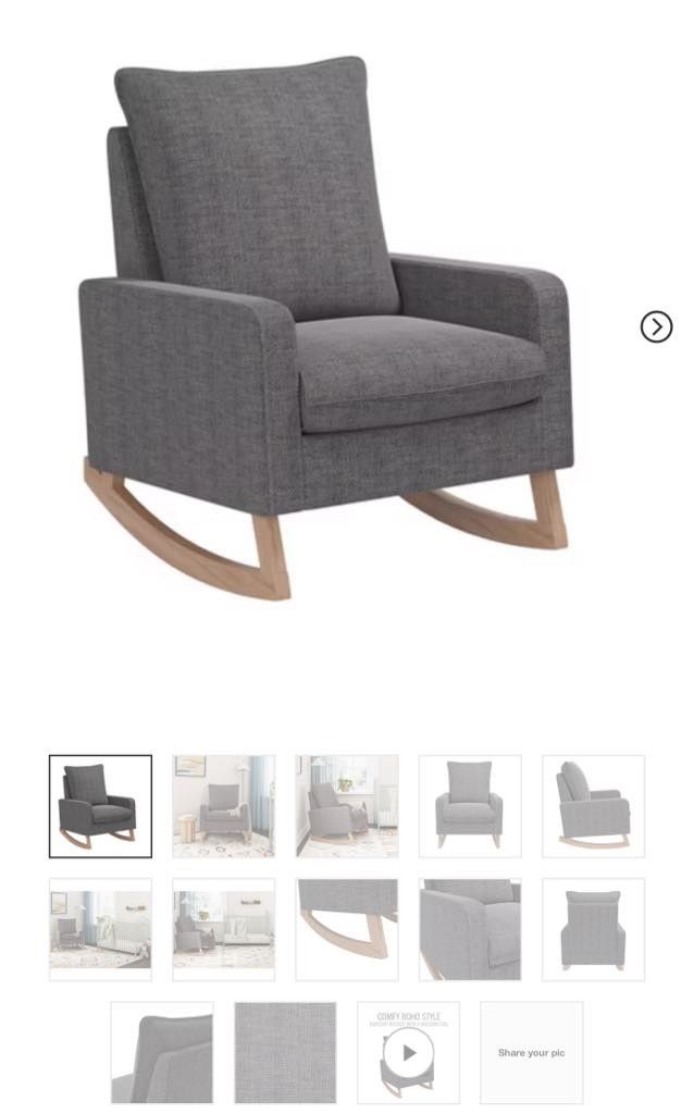 Novogratz Zayne Rocking Chair .