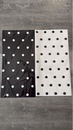 Polka Dot Floral Bouquet Wrapping Paper