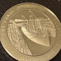 Medal : opening of the Panama Canal. August 15th, 1914