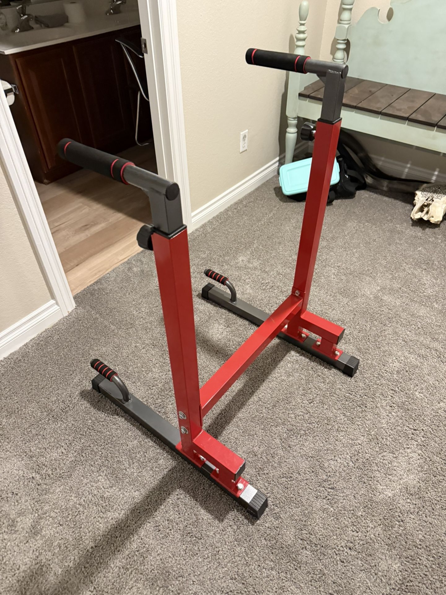 Dip Station Push Up Tower Exercise Workout Equipment 