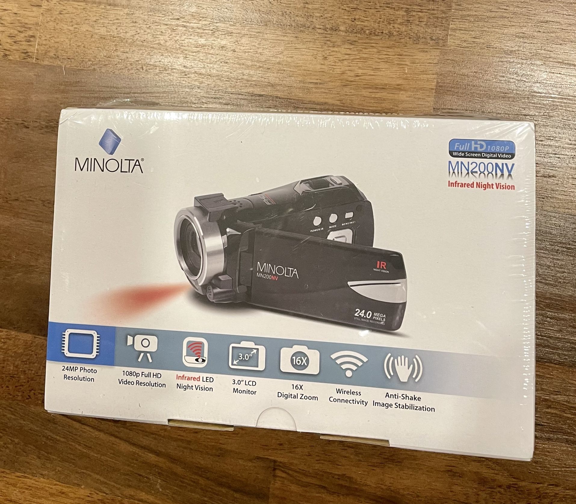 Minolta MN200 NV Infrared Full HD Camcorder