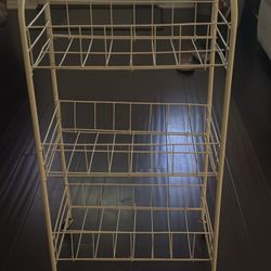 3 tier Lightweight wire cart with wheels