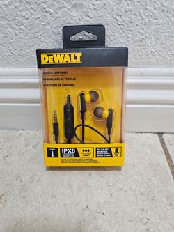 Dewalt earphones