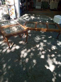 COFFEE TABLE. & END TABLES