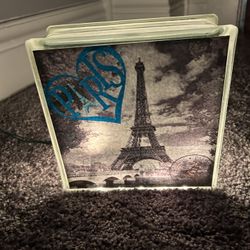 Glass Paris Light Box