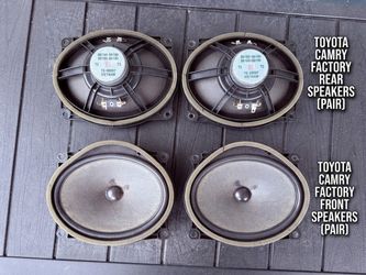 Toyota OEM Speaker Set – Front & Rear Full set (4X total)