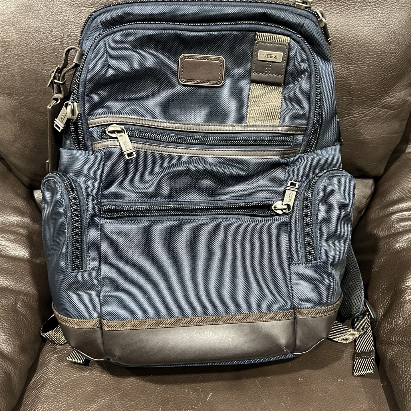 brooklyn double compartment backpack tumi TUMI 222681NVY2 ALPHA BRAVO Knox Navy Backpack Daypack for Sale in Brooklyn,  NY