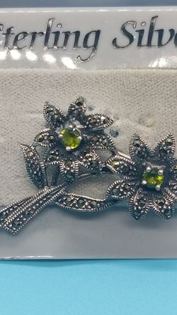 Sterling silver brooch