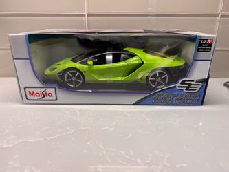 Maisto Lamborghini Centenario 1:18 Diecast – Lime Green – Original Box