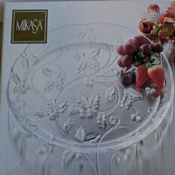 MIKASA Seasons Holly 15" Platter