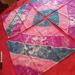 Tie Dyed Napkins - Set Of 4 $30