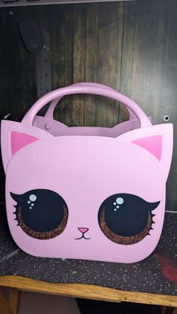 Lol Surprise Doll Ooh La La Baby Lil Kitty Queen Large Purse Pink Cat Bag Tote