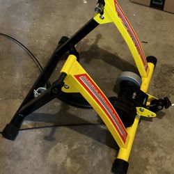 Yellow Bicycle Trainer Stand forza