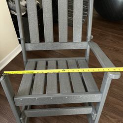 Polywood Rocking Chair Grey