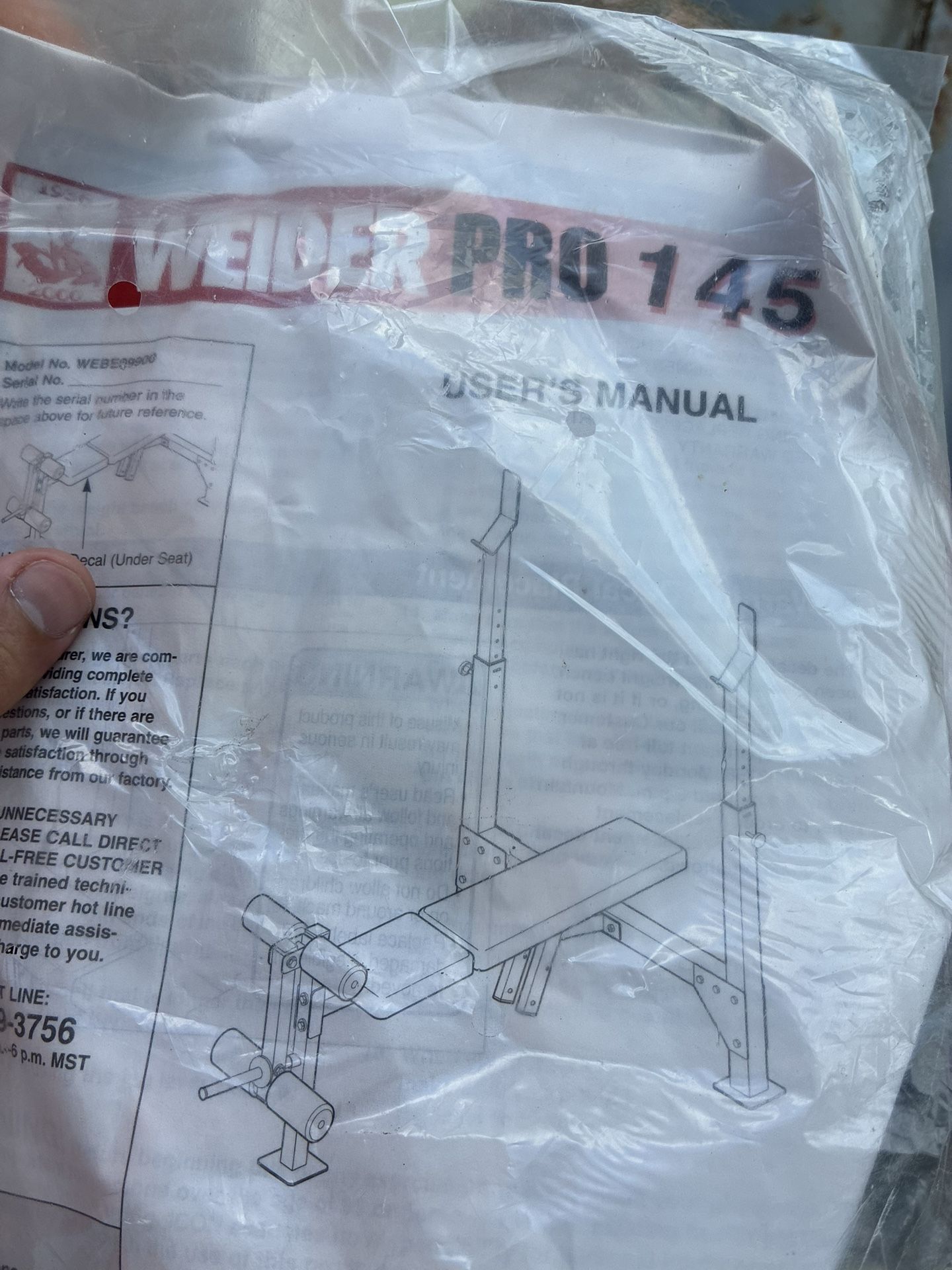 Weider Pro 145 Bench